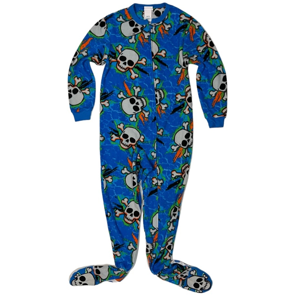 Boys zip up skull Jammie’s